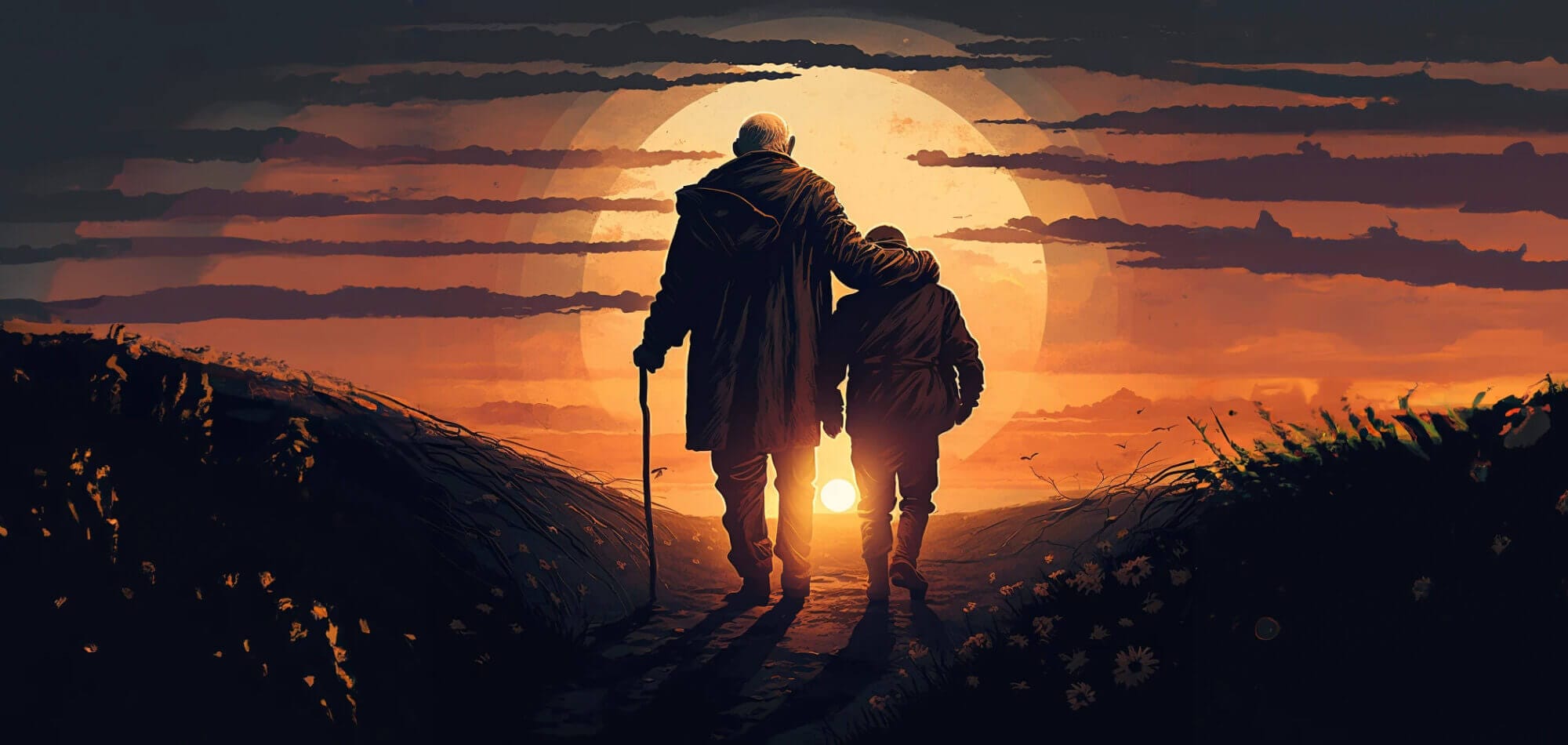 Do not go gentle into that good night by Dylan Thomas Artwork