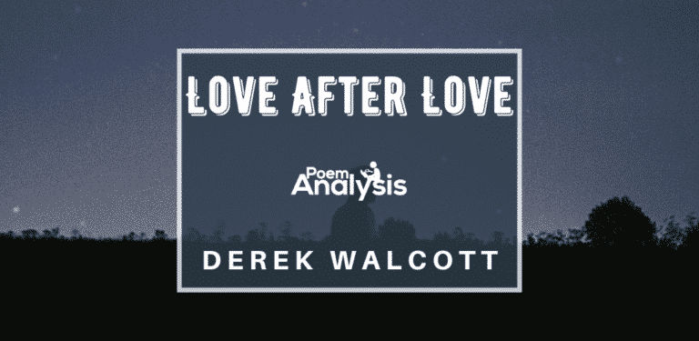 Love After Love by Derek Walcott - Poem Analysis
