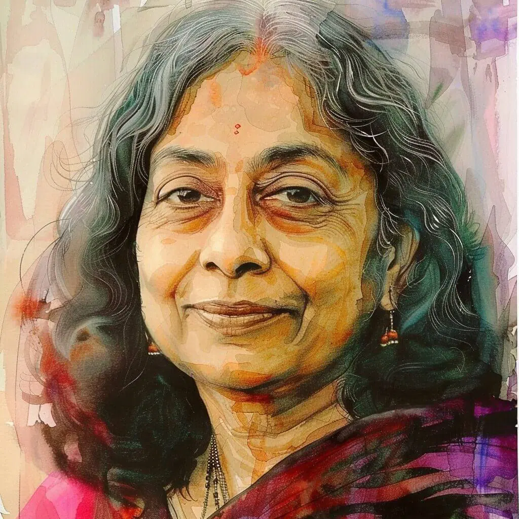 Kamla Das Artistic Portrait