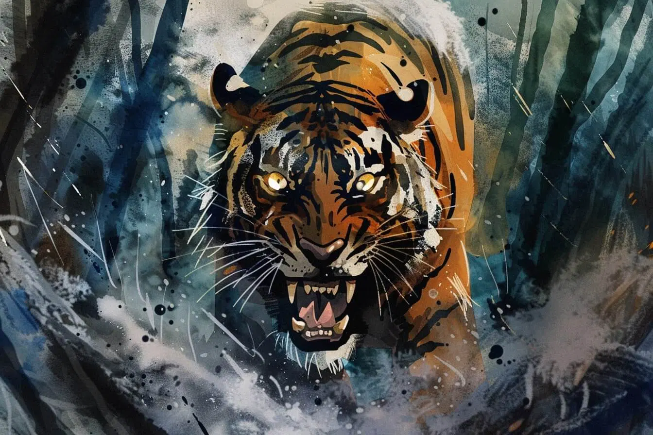 The Tyger by William Blake Visual Representation